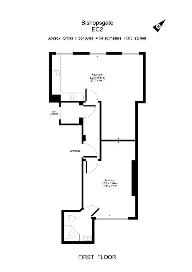 Apartment 1, 48 Bishopsgate By City Living London Bagian luar foto